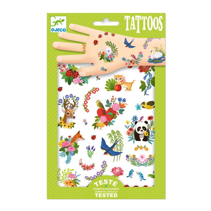 Primavera - 50 Tatuaggi Temporanei per bambini | Djeco