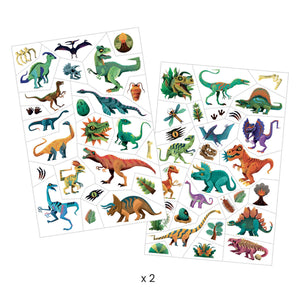 Dinosauri - 50 Tatuaggi Temporanei per bambini | Djeco