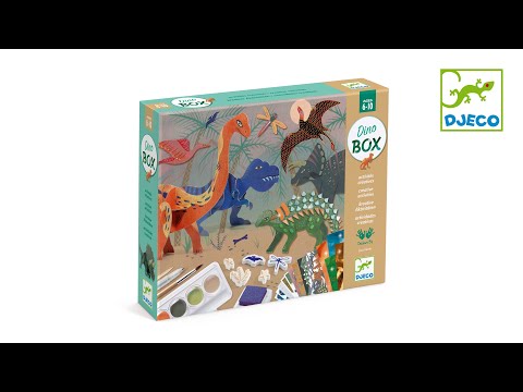 Djeco | Dino Box, Attività Manuali con i Dinosauri, 6 anni + DJ09331Djeco | Dino Box, Attività Manuali con i Dinosauri, 6 anni + DJ09331