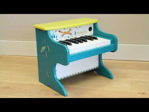Pianoforte Elettronico in Legno, 18 tasti | Moulin Roty Ref. 714116 Le Voyage D'Olga