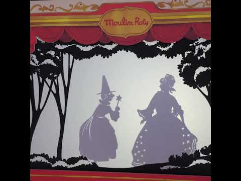 Shadow theater with Cinderella silhouettes