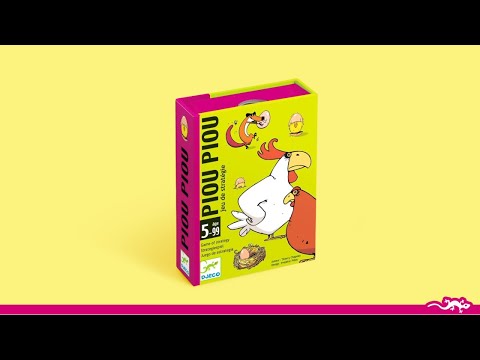 Djeco | Gioco di carte per bambini Piou Piou