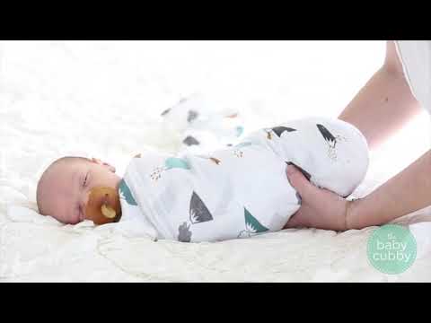Copertina swaddle in mussola cotone, Safari