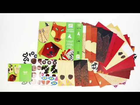 Origami Introduzione per Bambini, Animali Djeco, 4-8 anni | DJ08761