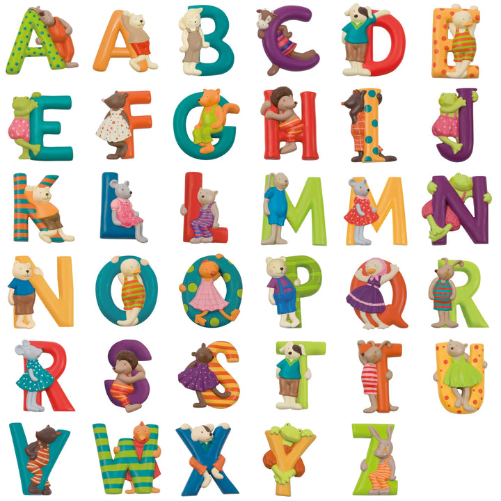 Resin letters for the Big Family bedroom