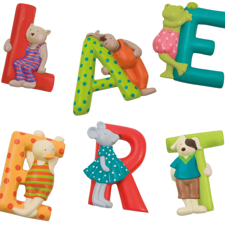 Resin letters for the Big Family bedroom