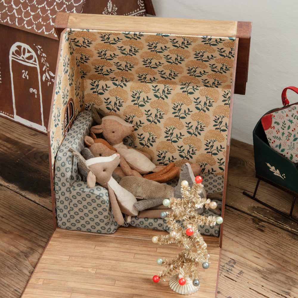 Maileg | Peluche Cervo papà Natale, Deer Father