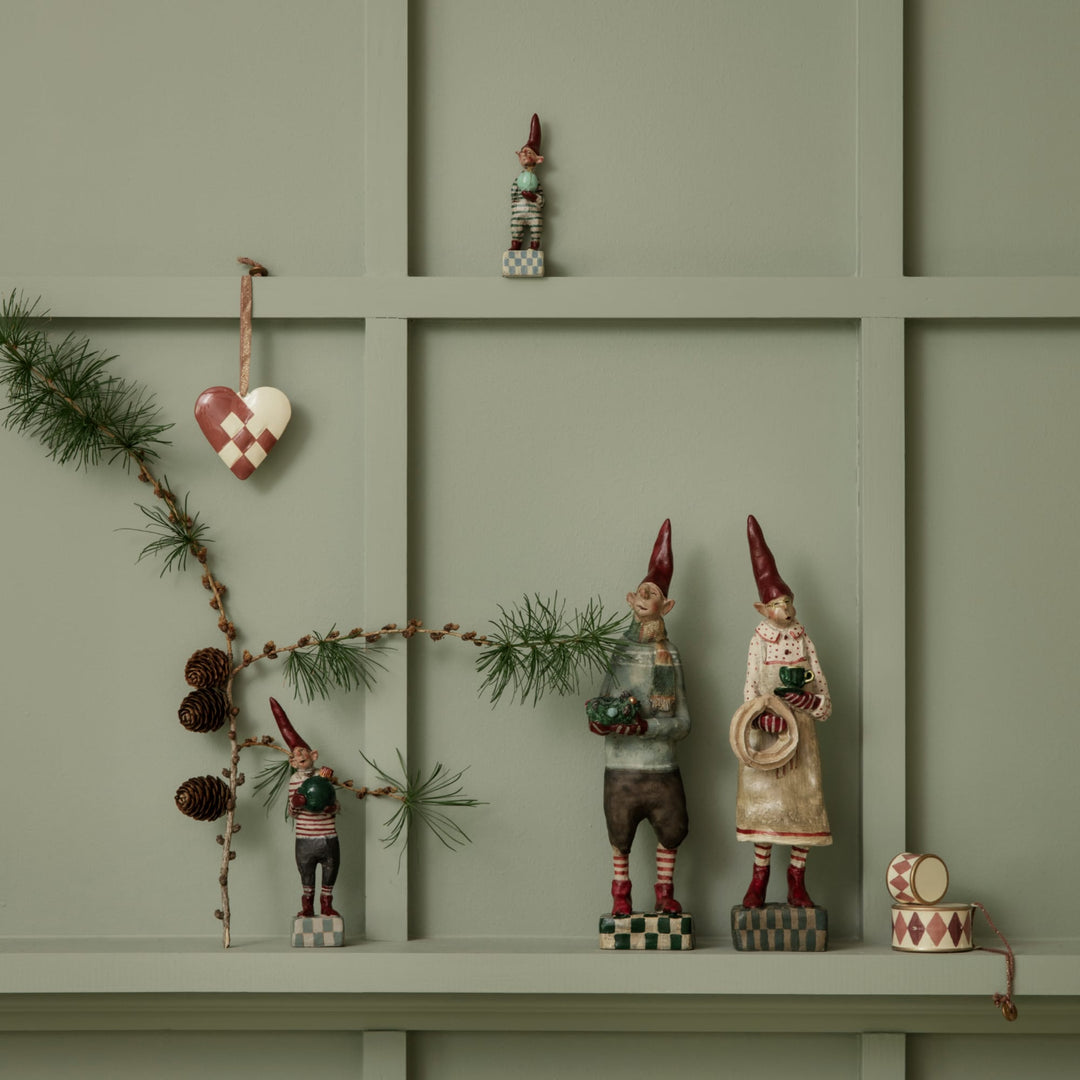 Maileg | Ornamento Natalizio in metallo, Pupazzo di neve - Snowman