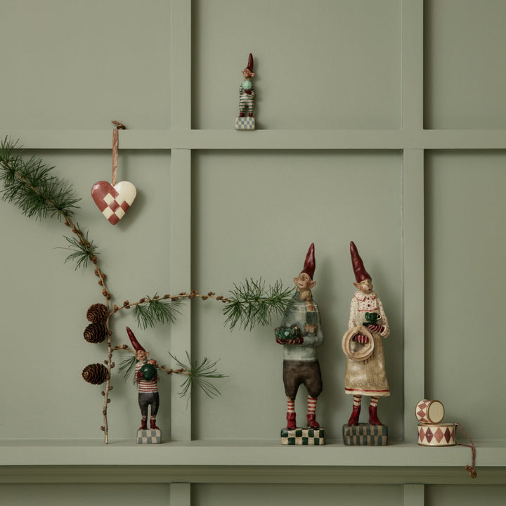 Maileg | Ornamento Natalizio in metallo, Pupazzo di neve - Snowman