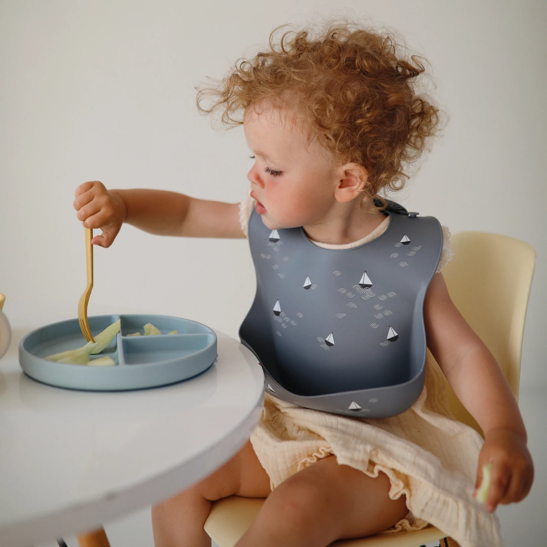 Mushie | Set Posate Forchetta e Cucchiaio per Bambini