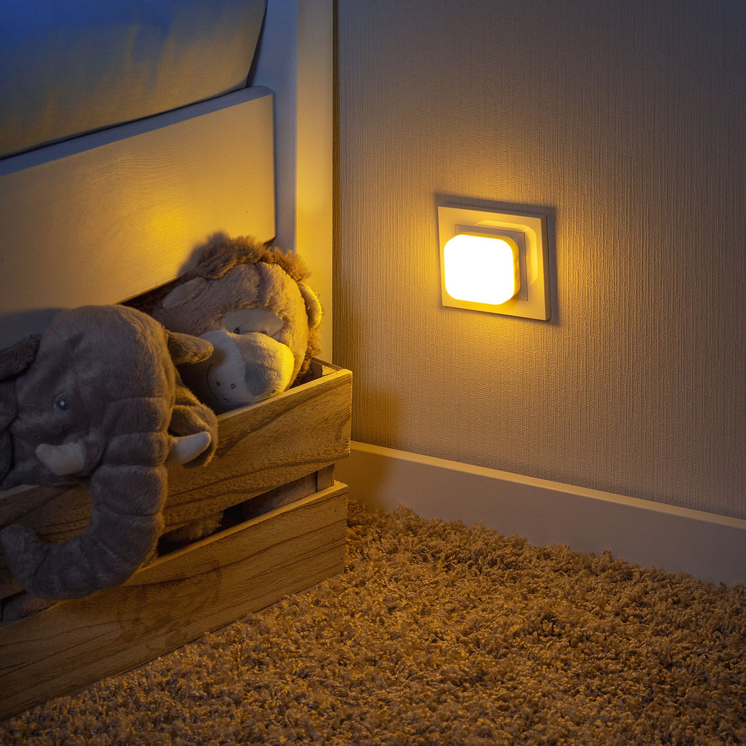 Reer  Luce notturna con sensore on-off 2 in 1 ricaricabile Grigio – PIPI &  PUPU and friends